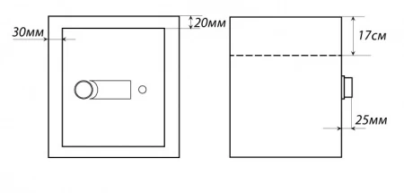 Сейф Safetronics NTL 40MEs купить в Москве недорого