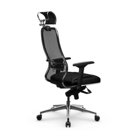 Кресло Samurai SL-3.041 MPES (сетка/экокожа черная) купить в Москве недорого